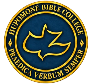 The seal of Hupomone Bible College.